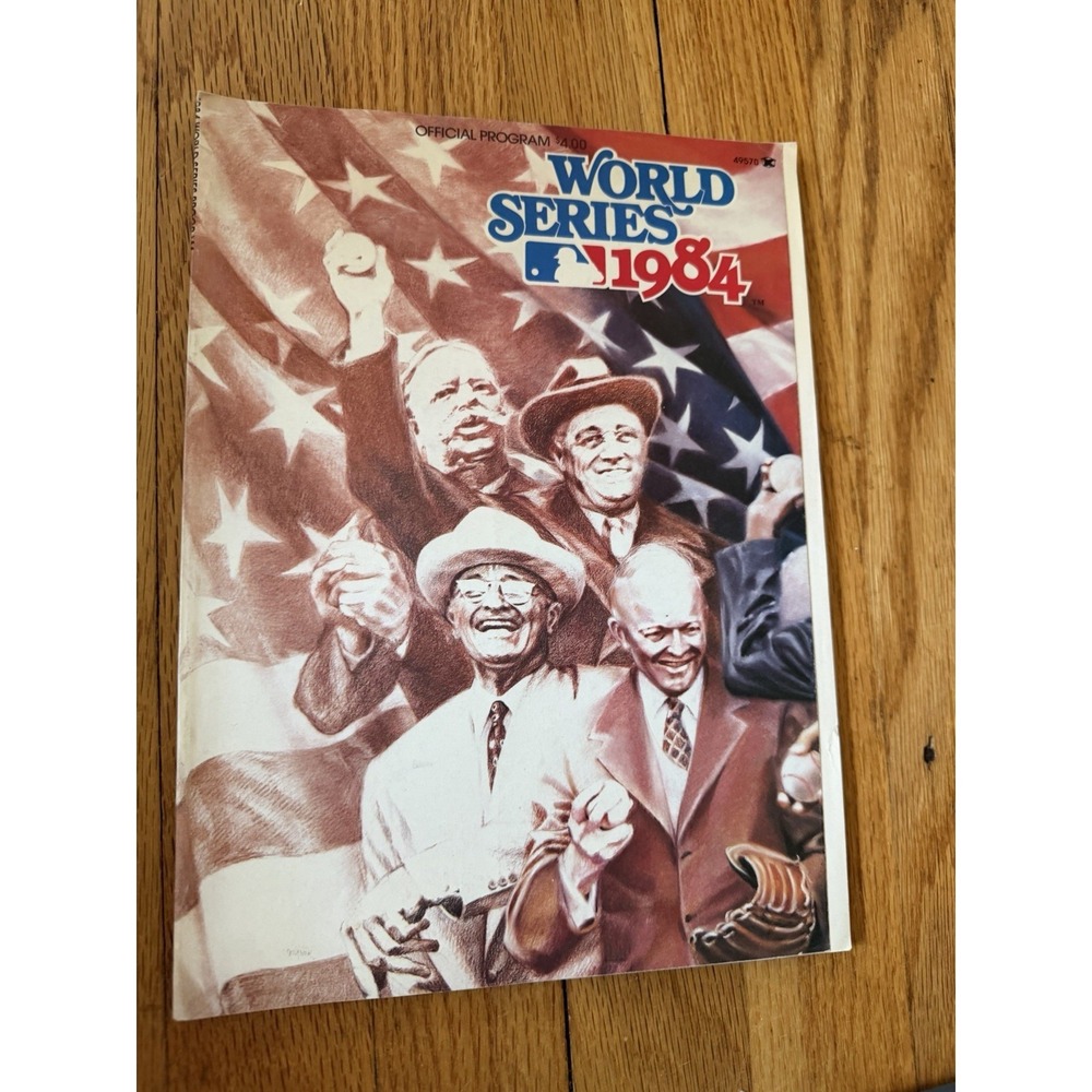 1984 Baseball World Series Program Featuring the Detroit Tigers & the KC Royals